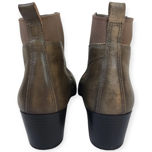 ECCO SZ 39 8-8.5 Women's Shape 35 Sartorelle Chelsea Boot Gray-Green - Picture 4 of 9